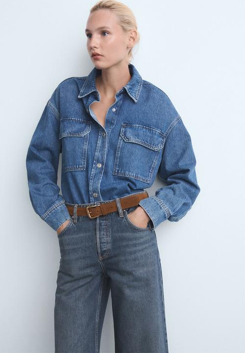 MANGO - Jeans seattle - open blue