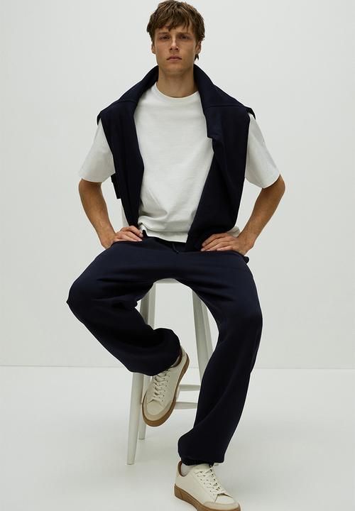 H&M - Relaxed fit sweatpants - dark blue