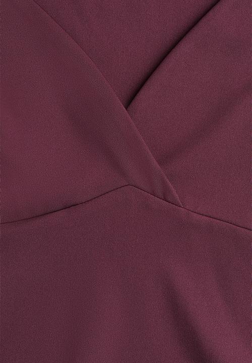 H&M - Cap-sleeved top - burgundy