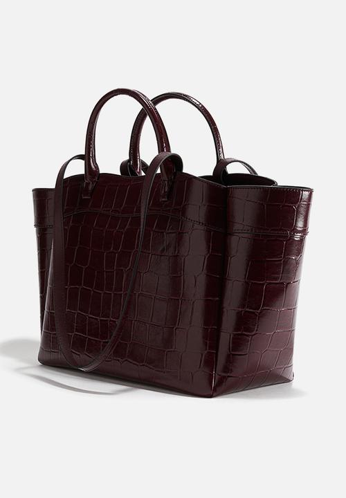 H&M - Shopper - burgundy 