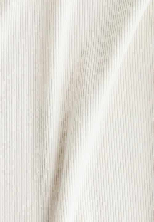 H&M - Stand-collar vest top - cream 