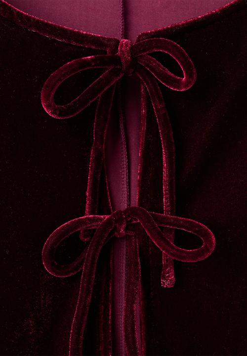 MANGO - Blouse xaranja - dark red