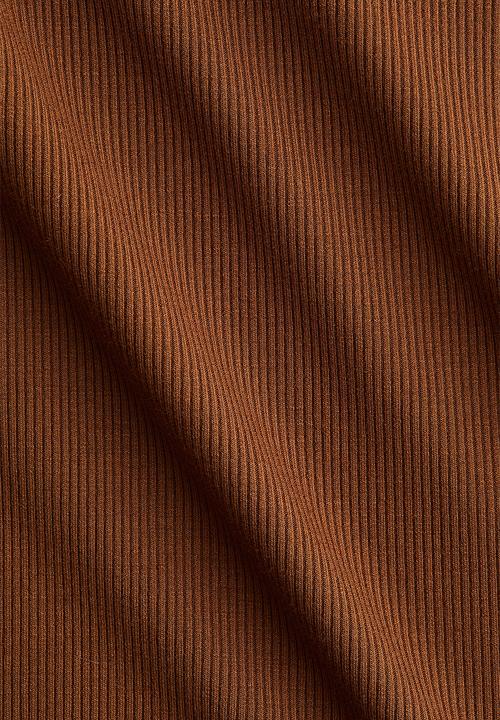 H&M - Stand-collar vest top - brown