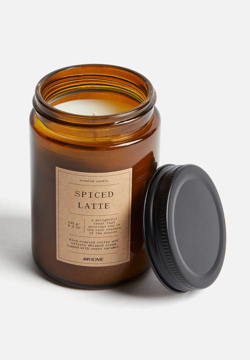 H&M - Small scented candle in glass holder - spiced latte