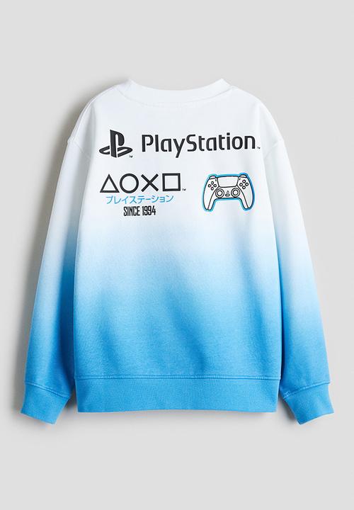 H&M - Printed sweatshirt - blue playstation