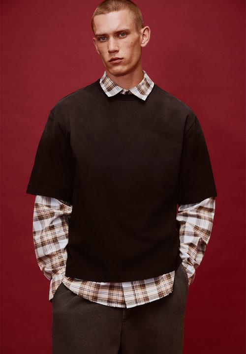 H&M - Oversized fit t-shirt - black