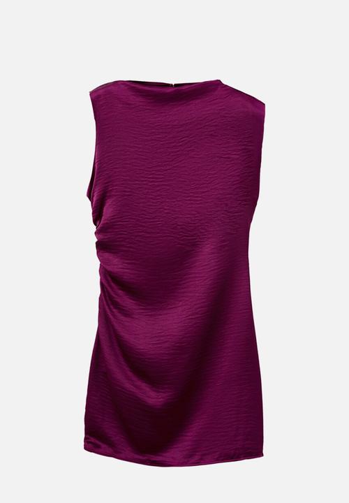 MANGO - Dress sori - medium red