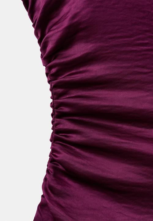 MANGO - Dress sori - medium red