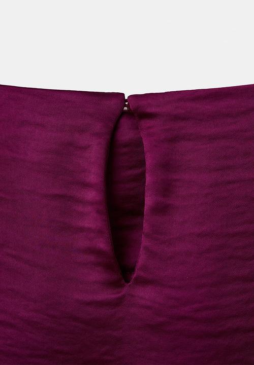 MANGO - Dress sori - medium red
