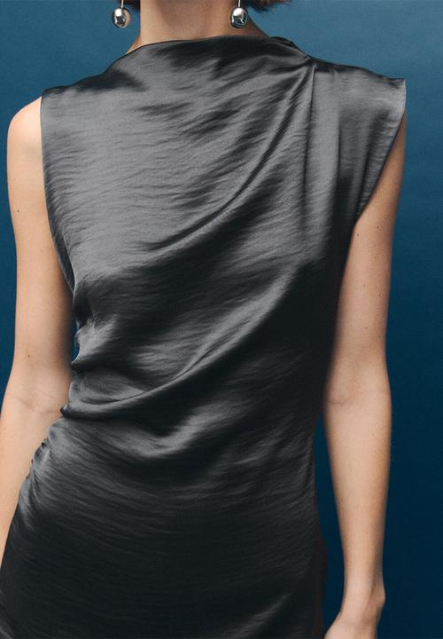 MANGO - Dress sori - gray