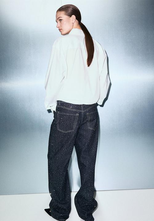 MANGO - Jeans virgo - open blue