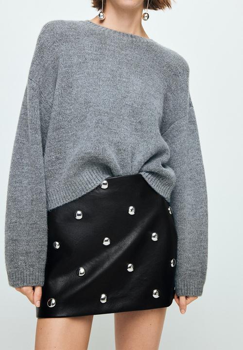 MANGO - Skirt carla - black