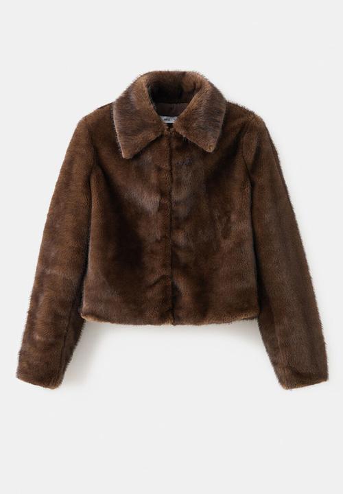 MANGO - Jacket xbruna - brown