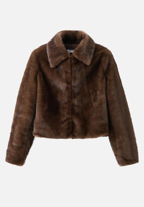 MANGO - Jacket xbruna - brown