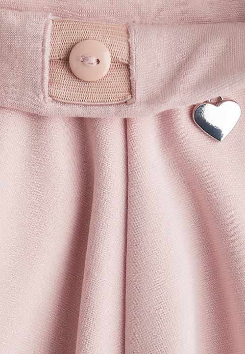 H&M - Jersey skirt - light pink heart 