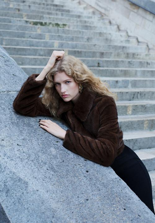 MANGO - Jacket xbruna - brown