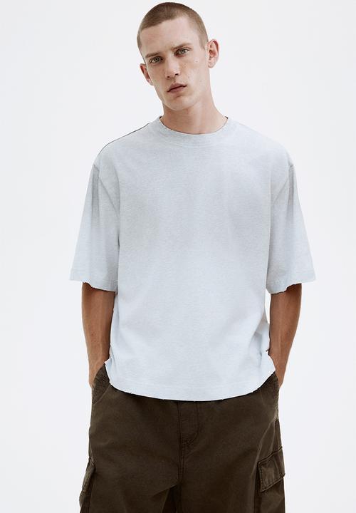H&M - Oversized fit t-shirt - grey marl