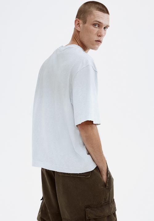 H&M - Oversized fit t-shirt - grey marl