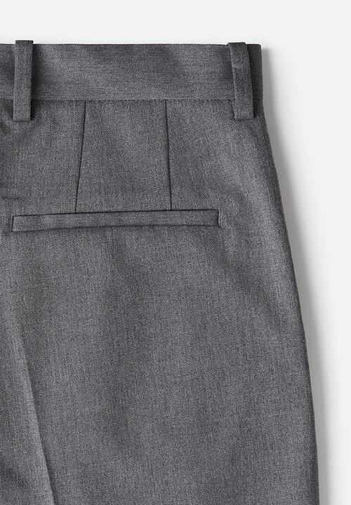 H&M - Loose fit tailored trousers - dark grey