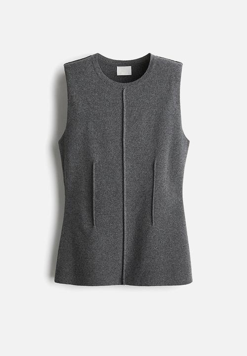 H&M - Wool-blend top - grey