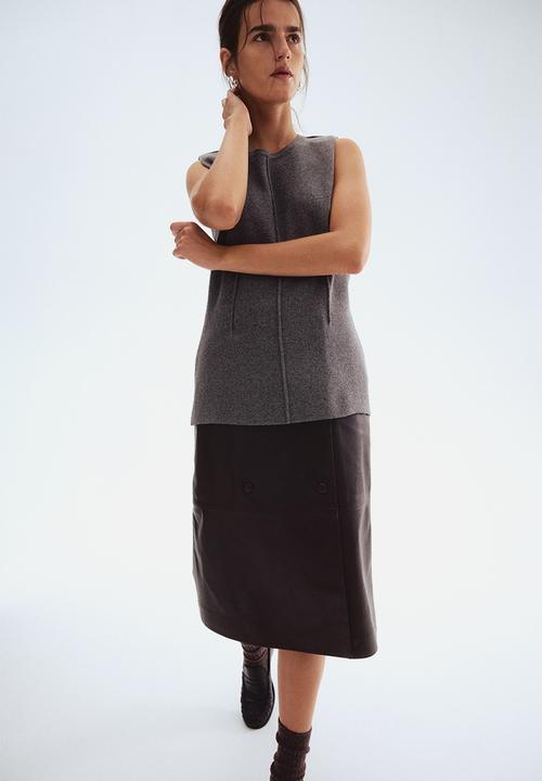 H&M - Wool-blend top - grey