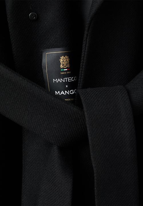 MANGO - Coat dolce - black