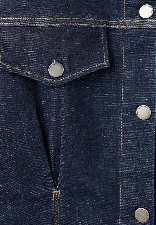 MANGO - Jacket flor - open blue