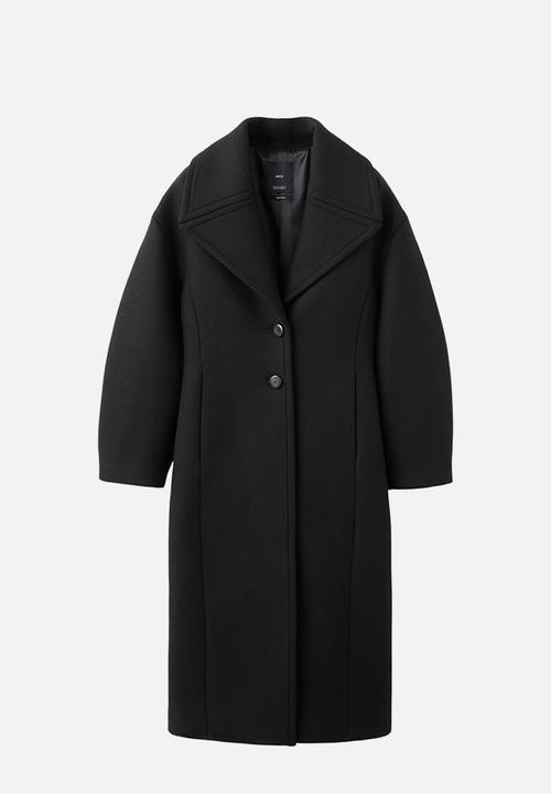 MANGO - Coat nohi - black