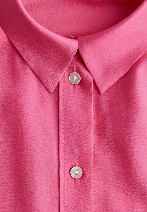 H&M - Oversized shirt - bright pink 