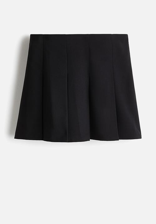H&M - Pleated skirt - black