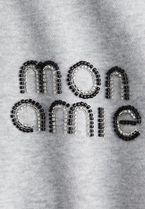 H&M - Loose-fit polo shirt - light grey marl/mon amie 