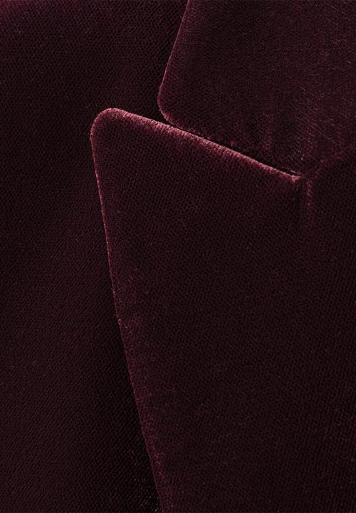 MANGO - Blazer combi - dark red