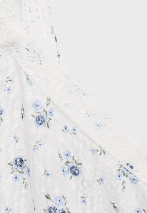MANGO - Pyjama top ario- white