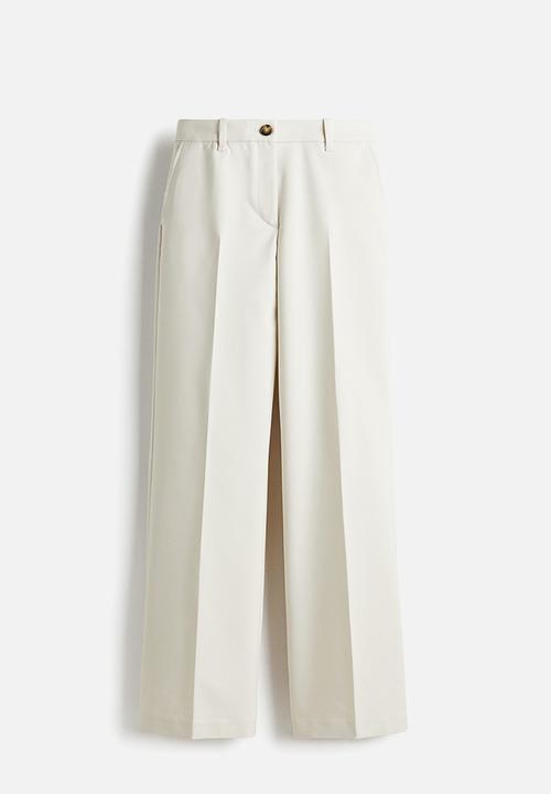 H&M - Bootcut trousers - white