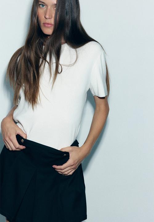 H&M - Pleated skort - black