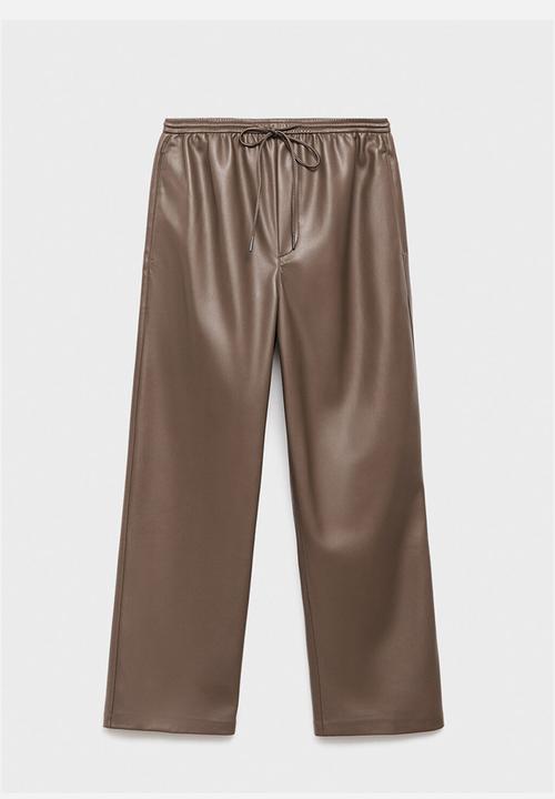 MANGO - Trousers apple - medium brown