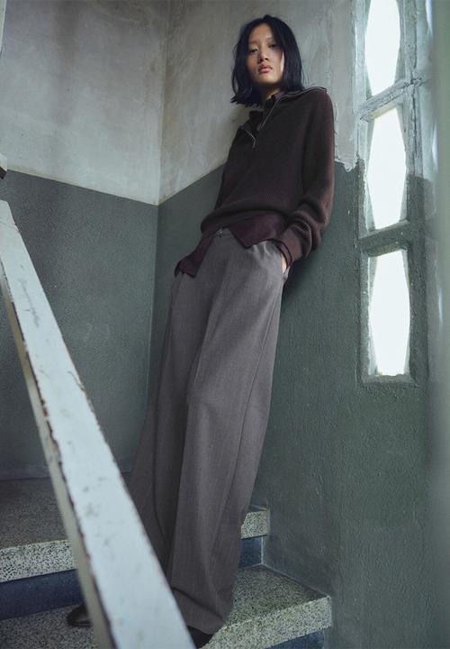 MANGO - Trousers gabo - lt pastel grey