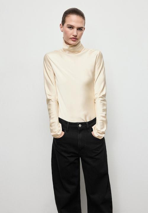 MANGO - Jeans bet - open gray