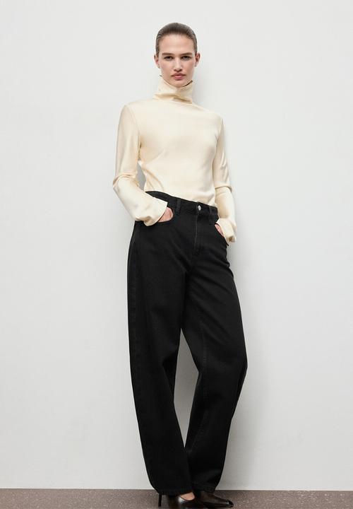 MANGO - Jeans bet - open gray