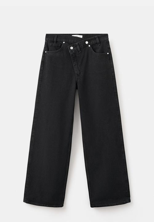 MANGO - Jeans malene - open gray