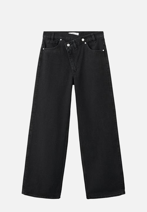 MANGO - Jeans malene - open gray