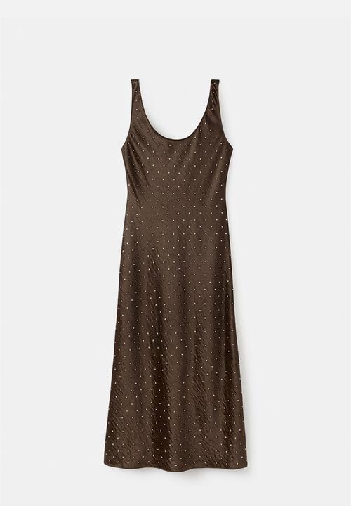MANGO - Dress pride - brown