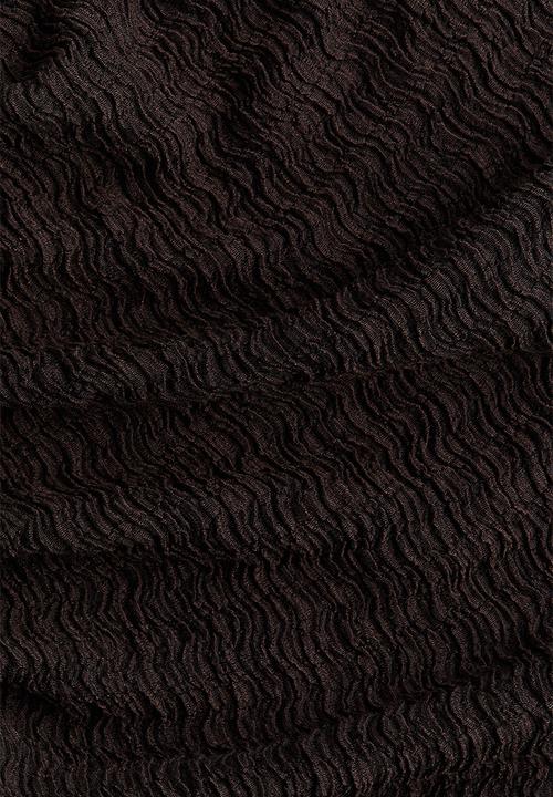 H&M - Draped maxi dress - dark brown 