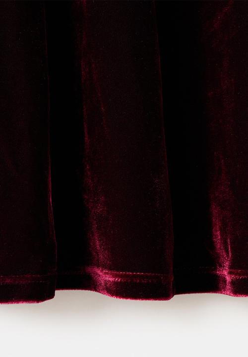 MANGO - Dress xdolly - dark red