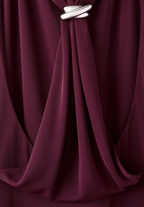 MANGO - Dress xjuliete - dark red