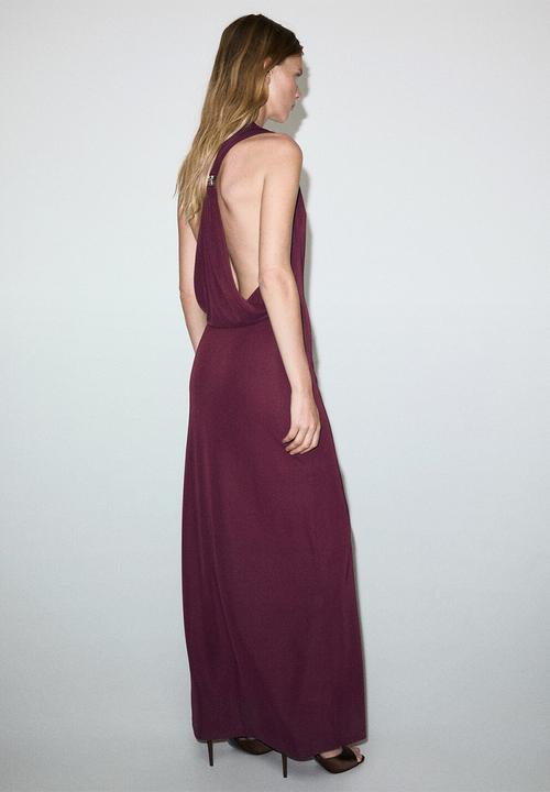 MANGO - Dress xjuliete - dark red