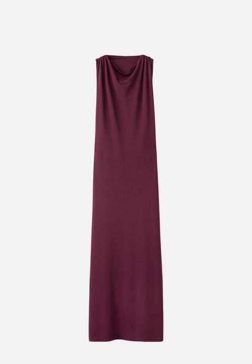 MANGO - Dress xjuliete - dark red