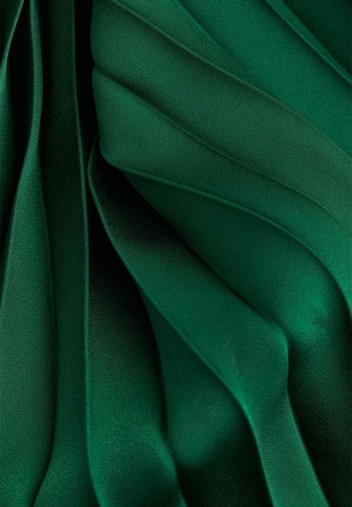 H&M - Pleated skirt - dark green