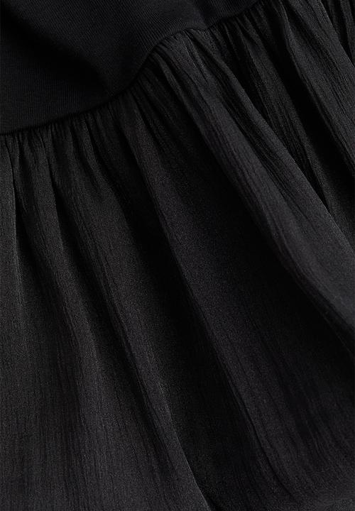 H&M - Bubble-hem top - black