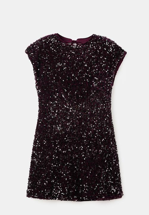 MANGO - Dress xwill - dark red